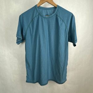 Born Primitive Training Tee Men’s Sz Large *READ* Blue Mesh Athletic Workout Tsh